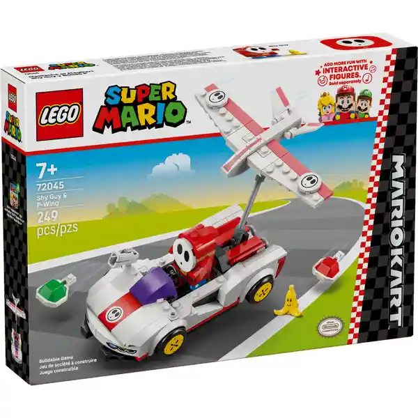Set Construcción Mario Kart Shy Guy y Bólido Lego