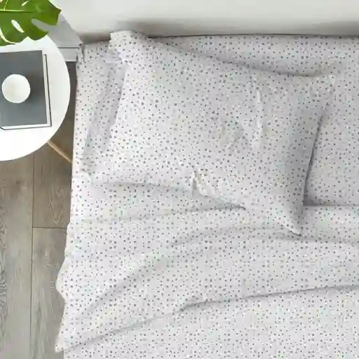 Juego Cama Sencillo 150 Hilos Miniprint Estampado