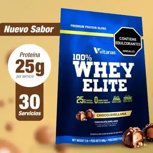 Whey Elite Chocoavellanas - Vitanas