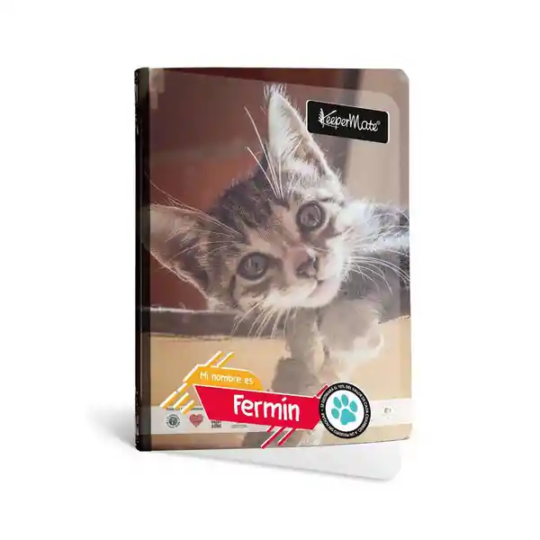 Keepermate Cuaderno Adopción Rayado Cosido 50 Hojas