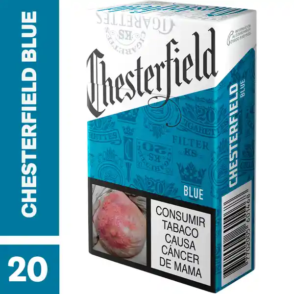 Chesterfield Blue​ X 20 Cigarrillos