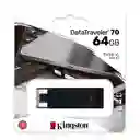 Memoria Usb 64gb Kingston Datatraveler 70 Tipo C 3.2