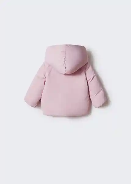 Abrigo Anorak Copo5 Rosa Pastel Talla 67 Niños Mango