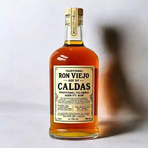 Media de ron viejo de caldas