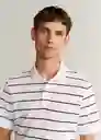 Mango Camiseta Polo Reara6 Blanco Talla L
