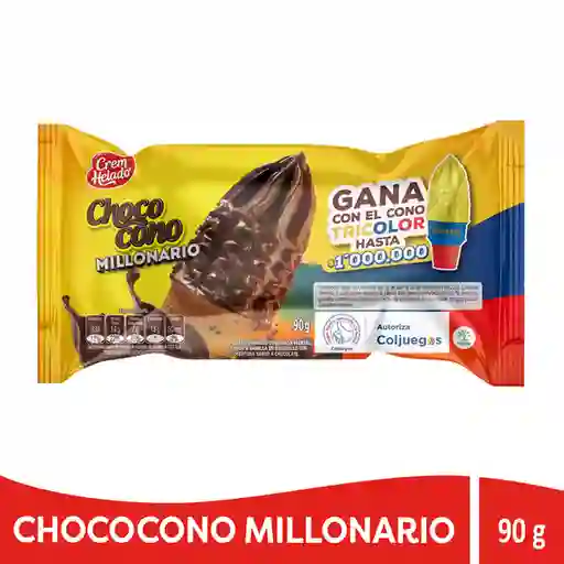 Chococono Sabor a Vainilla Cubierto con Chocolate