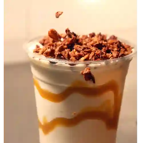 Malteada de Vainilla con Caramelo Salado