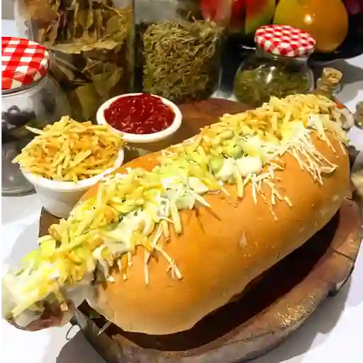 Perro tradicional + papas