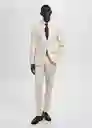 Pantalón Amalfi Crudo Talla 48 Hombre Mango