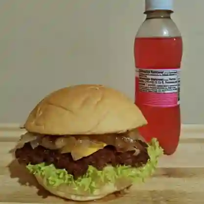 Burger Carne + Gaseosa 250 ml