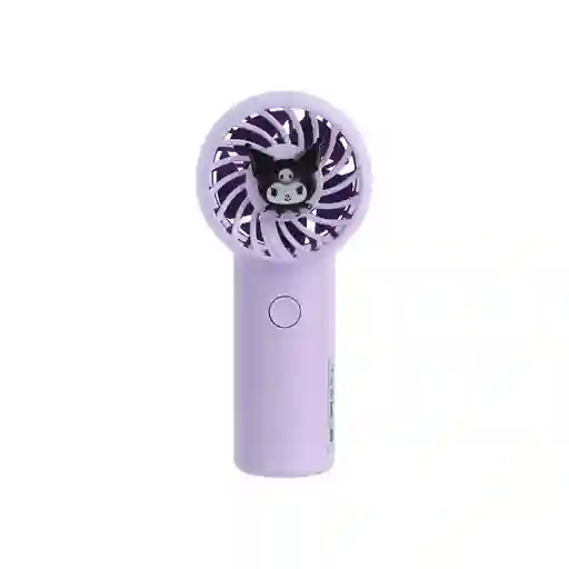 Ventilador de Mano Kuromi Morado Serie Sanrio Miniso