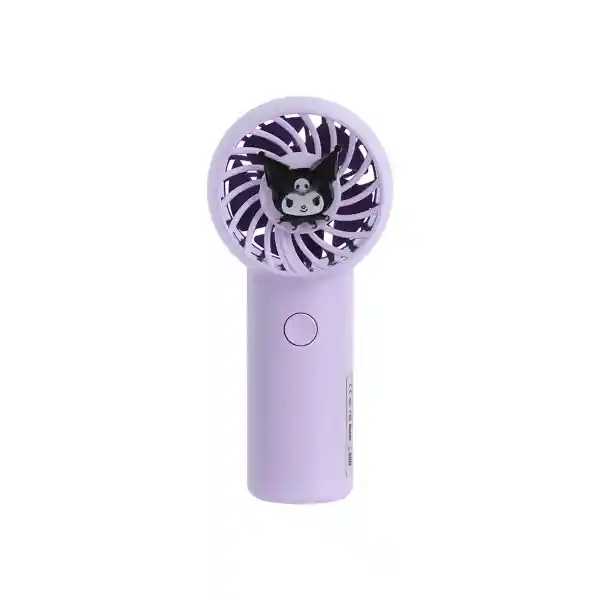 Ventilador de Mano Kuromi Morado Serie Sanrio Miniso