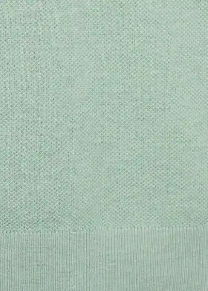 Camiseta Tricot Andrew Turquesa Talla L Hombre Mango