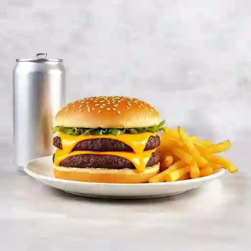 COMBO DOBLE CARNE, DOBLE QUESO