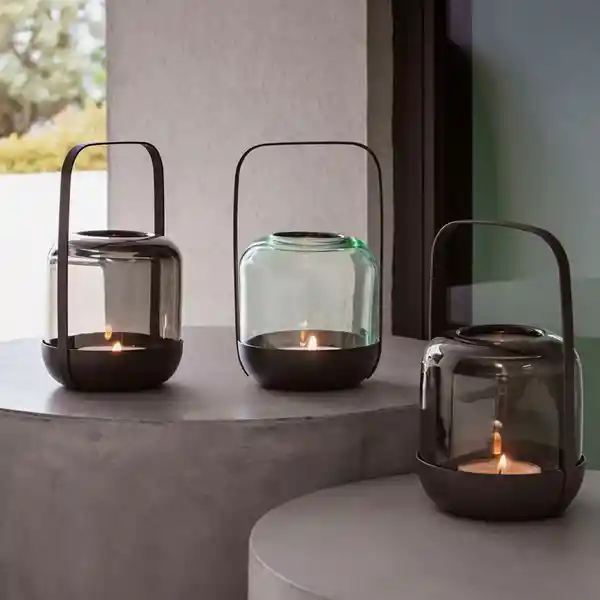 Evasolo Candelabro-Farol Acorn Gris