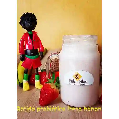 Batido Probiotico Fresa Banana