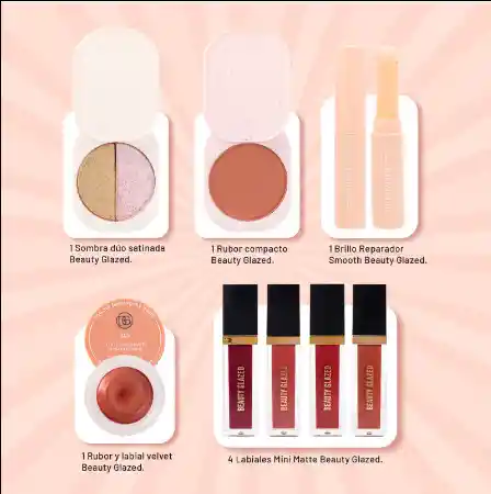 Trendy Beauty Glazed Kit de Mini Favoritos