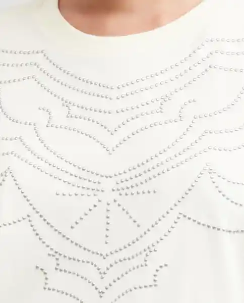 Camiseta Silver Shiny Stud Amarillo Flan Claro T. XS Chevignon