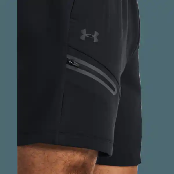 Under Armour Short Unstoppable Flc Para Hombre Negro Talla MD