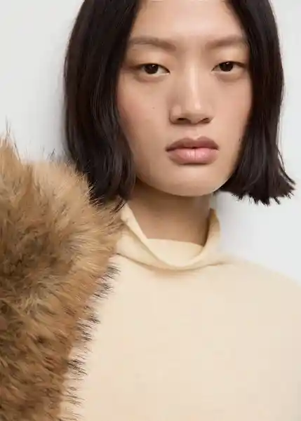 Saco Jersey Mila Amarillo Pastel Talla M Mujer Mango