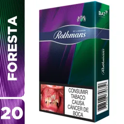 Cigarrillo Rothmans Foresta 20'S