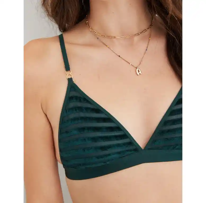 Bralette Verde Suave y Fácil Medium American Eagle