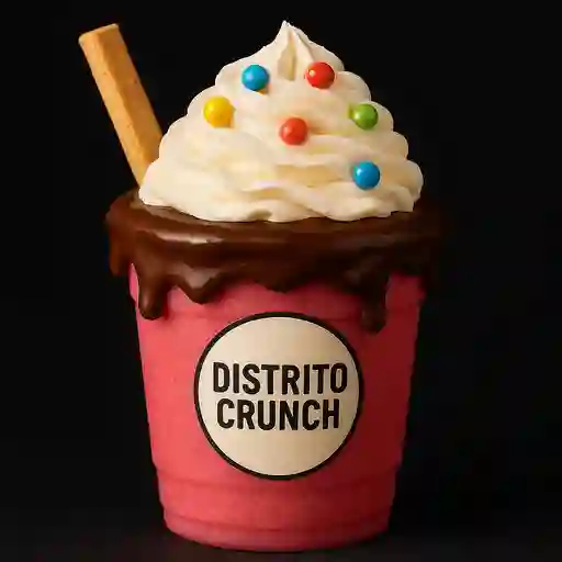 Granizado crunch fresa 16 onz
