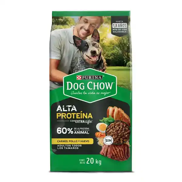 Dog Chow Alimento Para Perros Purina Alta Proteína