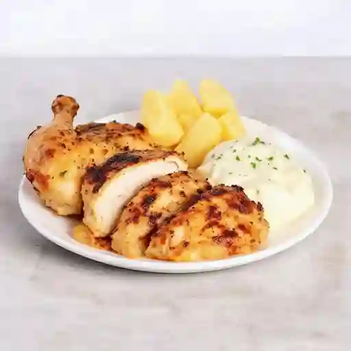 Pechuga a la broaster