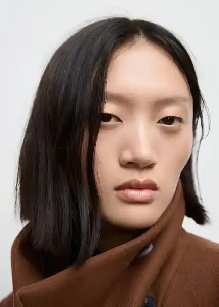 Abrigo Sirenita Camel Talla Xs Mujer Mango