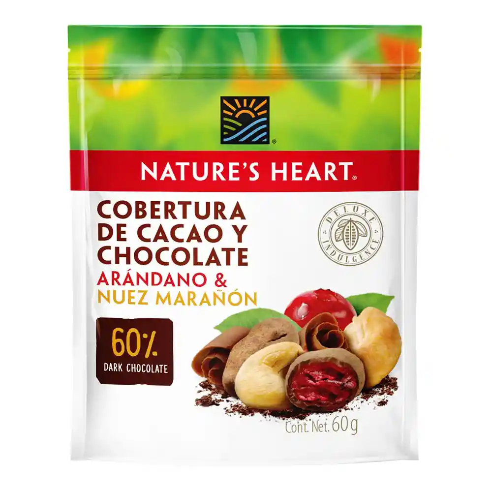  Natures Heart Mezcla De Arandano Y Maranon Con Cacao Y Chocolate 