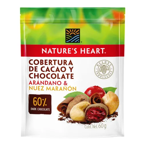 Nature´s Heart Mezcla de Arándano y Marañón con Cacao y Chocolate