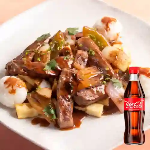 Combo Lomo Saltado + Coca Cola Original 300ML