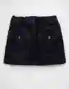 Falda Mujer Azul Talla 12 5068738 American Eagle