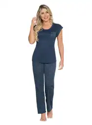 Parisien Pijama Para Mujer Azul/Oscuro Talla S