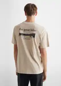 Camiseta Rampart Beige Talla 18 Teen Niños Mango