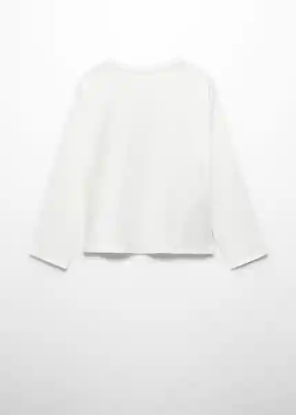 Camiseta Demi Off White Talla 06 Niña Mango