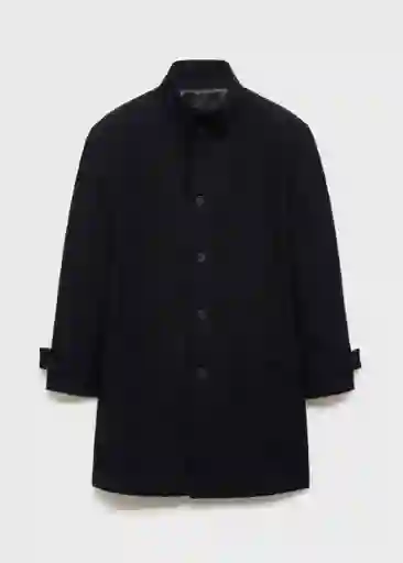 Abrigo Funnel Navy Talla M Hombre Mango