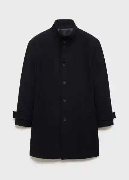 Abrigo Funnel Navy Talla M Hombre Mango