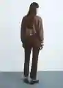 Jean Sienna Chocolate Talla 34 Mujer Mango