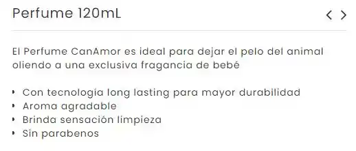  CanAmor Perfume  Perros 120 Ml 