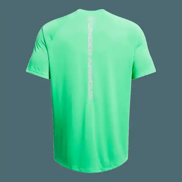 Under Armour Camiseta Tech Reflective Verde LG 1377054-299