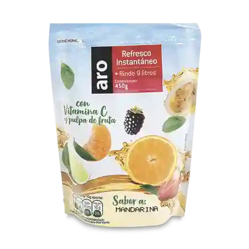 Aro Refresco Polvo Mandarina Rinde 9 L