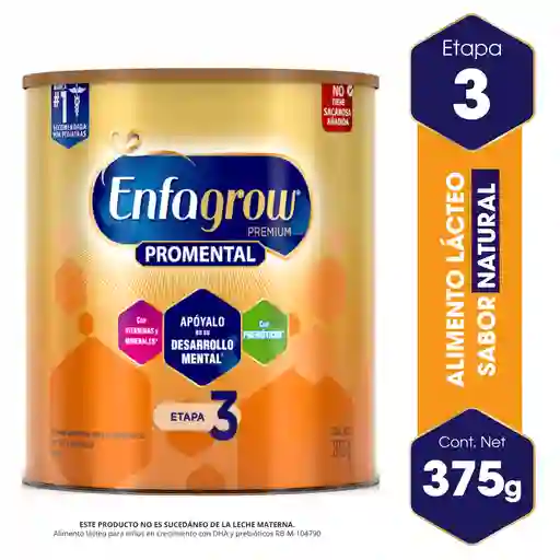 Fórmula infantil Enfagrow Premium Promental Plain 375g