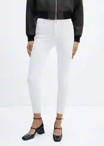 Jean Isa Blanco Talla 32 Mujer Mango