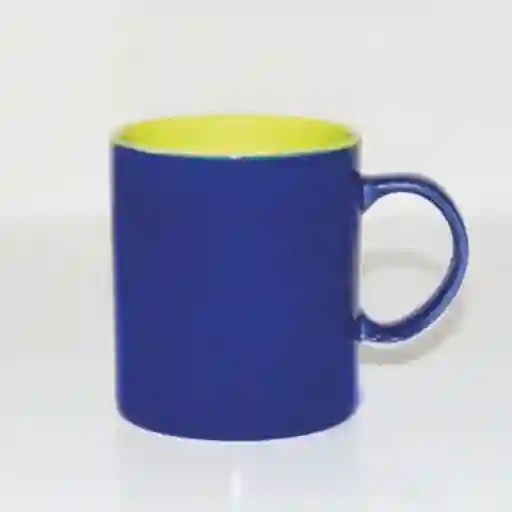 Oxford Mug Horténcia Bicolor Amarillo/Azul