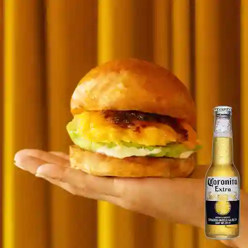 Sándwich full+cerveza coronita bot 210ml