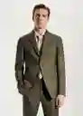 Blazer Americana Florida Verde Talla 48 Hombre Mango
