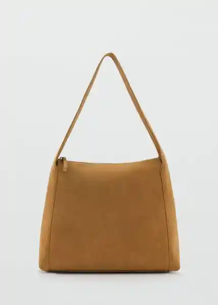 Bolso G Piramide Camel Talla 99 Mujer Mango