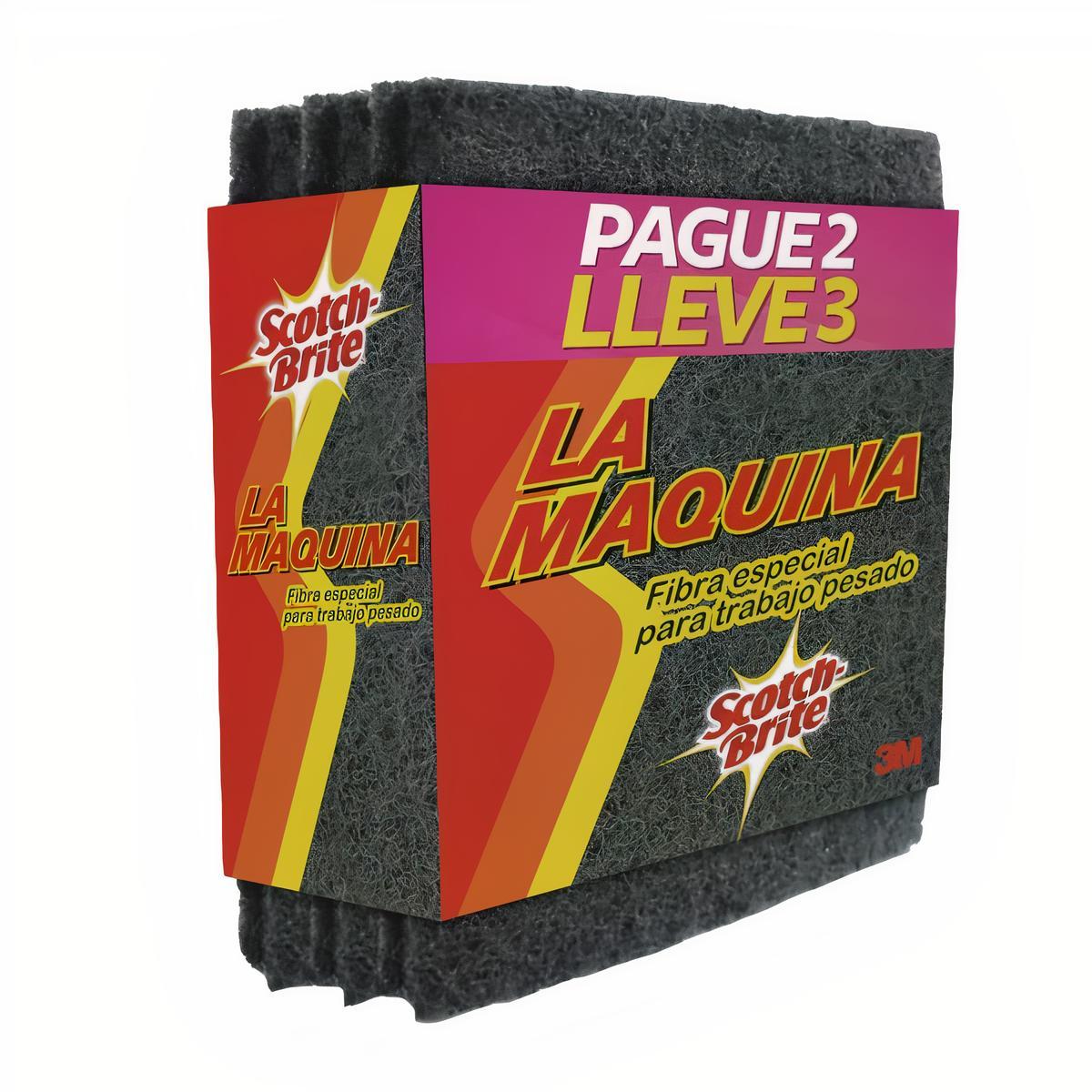 Scotch La Maquina Fibra especial para trabajo pesado 3 und